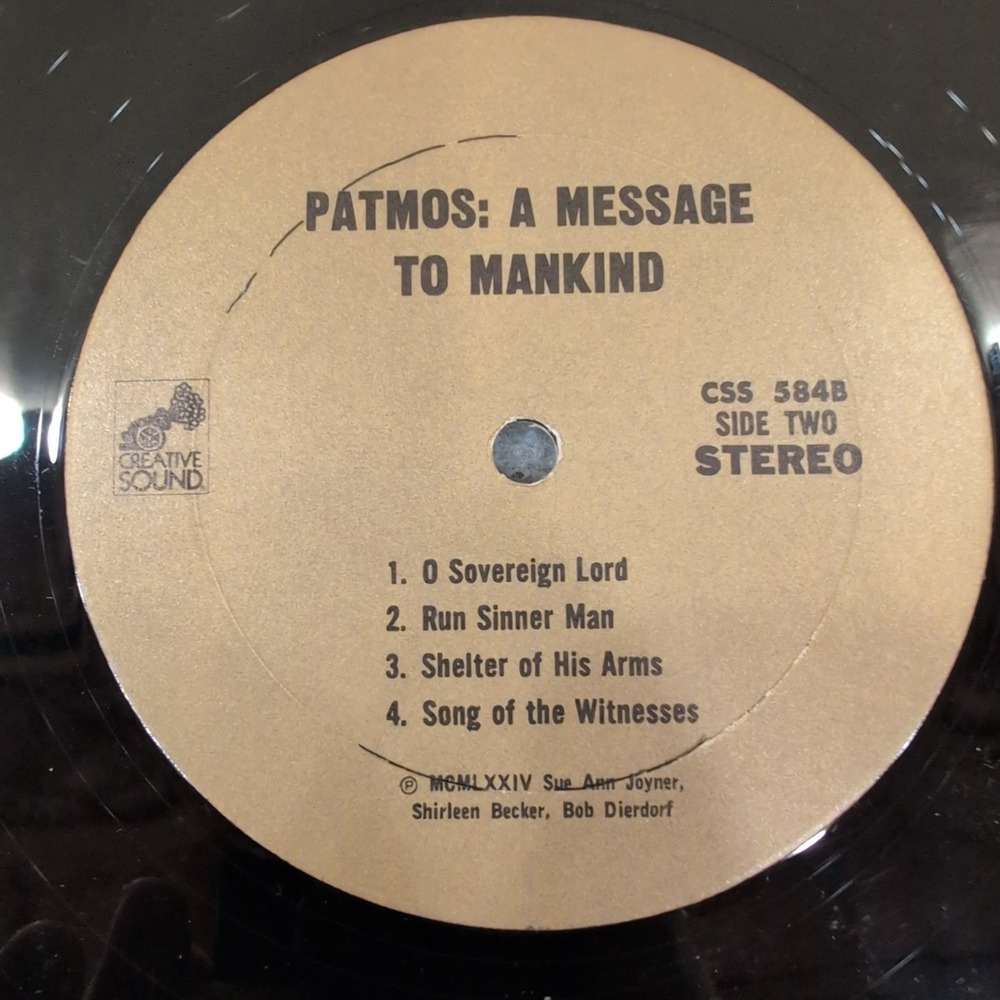 Patmos A Message To Mankind 2LP Vinyl Record 1974‎ Creative Sound CSS 584 VG - Picture 4 of 10